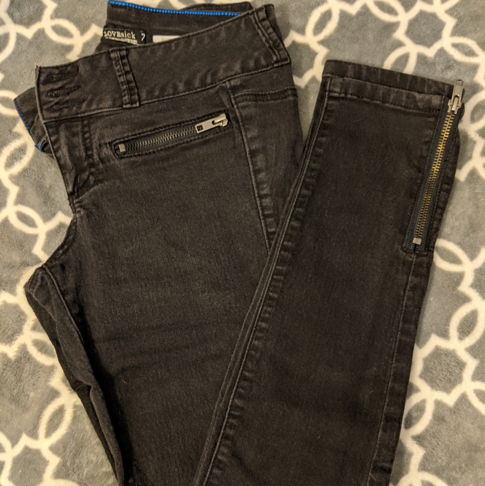 Faded black/gray Hot Topic Jeans